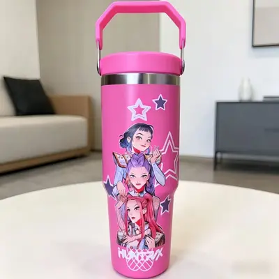 Tutacaklı Araba Bardağı 30 OZ, 304 Paslanmaz Çelik Termos - 8