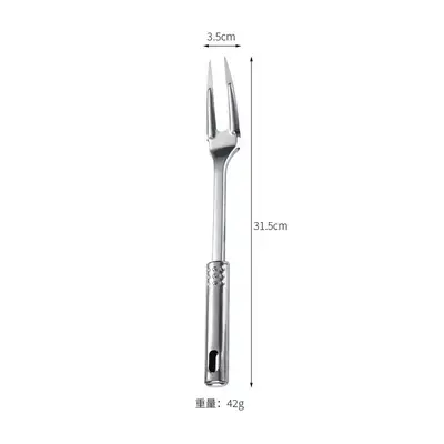 Paslanmaz Çelik Sote Spatula ve Kepçe Seti, Balık Spatulası, Süzgeç - 10