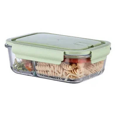 Glas-Lunchbox Lebensmittelzusatz Behälter Büroangestellter Mittagessen Box Mikrowellen-Heizschüssel Glas Gemüsebehälter Mittagessen Box Musterbehälter kleine Lunchbox