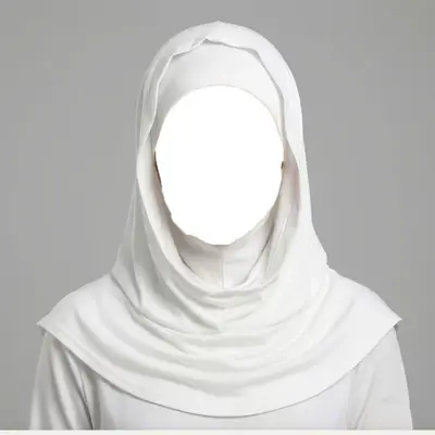 One-Piece Balaclava Liner Hat with Elastic Cotton Scarf and Hood