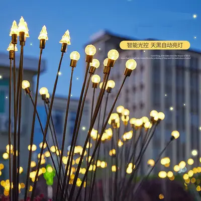 Solar Firefly String Lights, Waterproof for Garden and Camping - 9