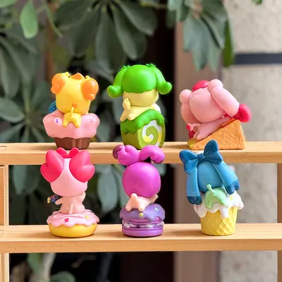 Dessert-Serie Elfen Figur, Kuchen Dekofigur, Blindbox