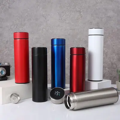304 stainless steel insulated tumbler with temperature display - 9