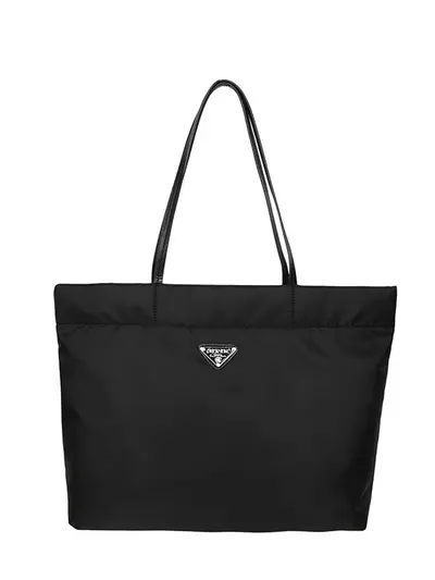 Waterproof Oxford Cloth Tote Bag, Waterproof Nylon Single-Shoulder Bag for Women, Large Capacity Shopping Bag, Black, Large Capacity, Lightweight