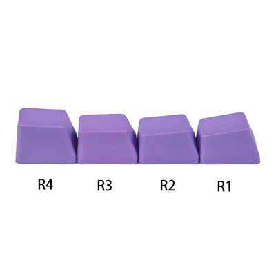 PBT kazınmamış klavye tuş takımı 1u kalınlaştırılmış mekanik klavye R1 R2 R3 R4 son derece kişiselleştirilmiş tek renkli çok renkli gökkuşağı eşleştirme - 9