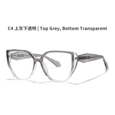 TR90 Blue Light Blocking Glasses, Cat-Eye Frame, Prescription Lens Compatible - 9