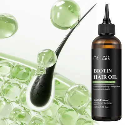 MELAO Biotin Saç Yağı Kabarıklık ve Uç Açılma Onarıcı - 4