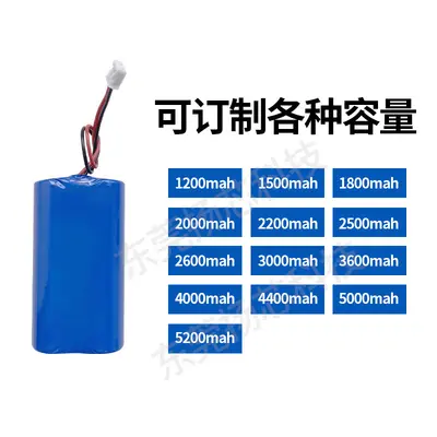 18650 Wired Lithium Battery Pack 7.4V 2000mAh - 4