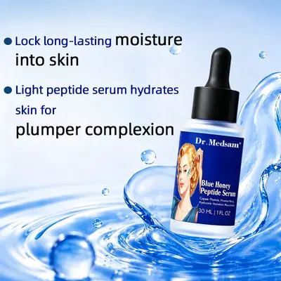 GHK-Cu Mavi Bal Peptit Serumu, Aydınlatıcı, 30 ml