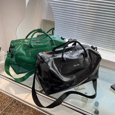 Travel bag, PU material, large capacity, multipurpose