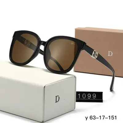 Women's D-Frame Polarized Sunglasses, UV Protection, Korean Style - 6