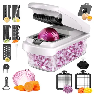 Vegetable chopper, 15-in-1 kitchen tool