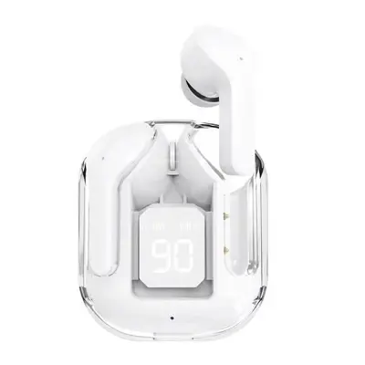 Dış ticaret air31 şeffaf yüksek kaliteli kulak içi spor dijital ekranlı kablosuz Bluetooth kulaklık kaynak fabrikası - 6