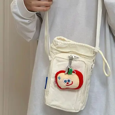 Kadın Çapraz Omuz Telefon Çantası Hafif Su Bardağı Su Şişesi Çantası Yürüyüş Taşınabilir Küçük Sırt Çantası Günlük Hafif Tek Omuz Çantası - 7