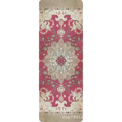 1,5 mm Wildleder Yogamatte, Naturkautschuk, Schweiß absorbierend, faltbar - 11