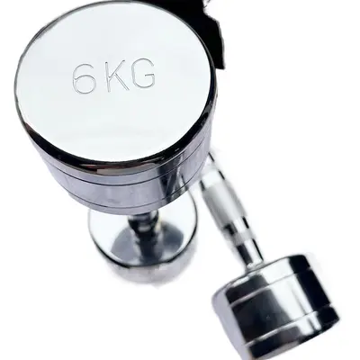 Dambıl Erkek Spor Salonu Katı Saf Çelik Dambıllar Ev Güç Antrenmanı Fitness Dambılları Elektrokaplama Dambıl Seti - 12