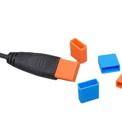 Standart USB erkek toz fişi kapağı USB veri kablosu şarj kablosu fişi toz kapağı U disk koruyucu kapak fişi