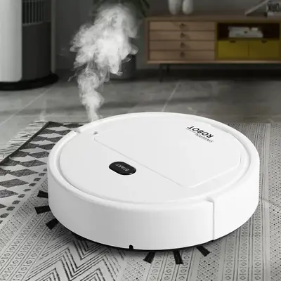Tamamen Otomatik Ev Tipi Mini 3 in 1 Süpürme Makinesi Akıllı Emme Süpürme Silerek Temizleme Tek Başına Süpürme Robotu Sınır Ötesi Hediye Toptan Satış - 9