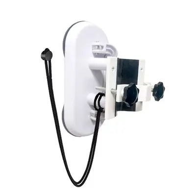 Massage Gun Stand with Dual Suction Cups, Back Massage Holder and Hair Dryer Support Rack - 6