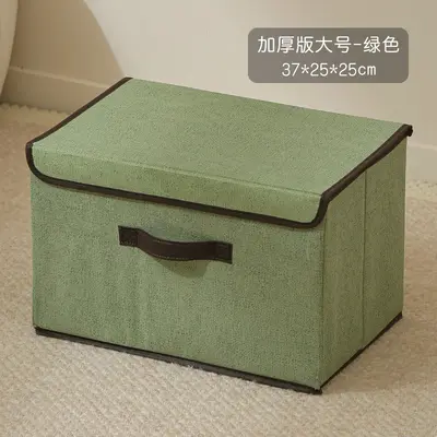 Kleidungsaufbewahrungsbox Heimklappbar staubdichte Aufbewahrungsbox mit Deckel Multifunktionale Stoffbox für Kleidung und Hose - 12