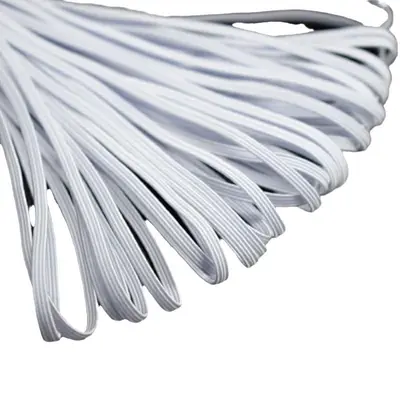 Elastik Şerit 3mm-12mm, Siyah ve Beyaz, Renkli, Tüp Ambalajlı - 6