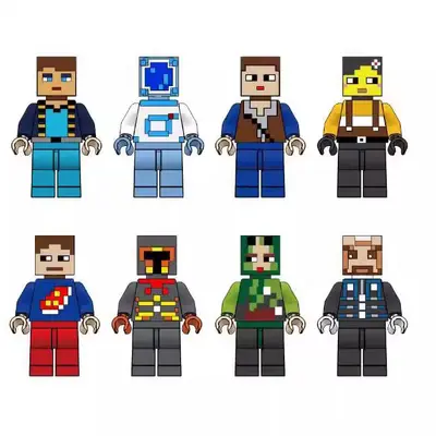 Küçük Parçalı Yapı Blokları, Figür Minifigür Yapı Oyuncağı - 3