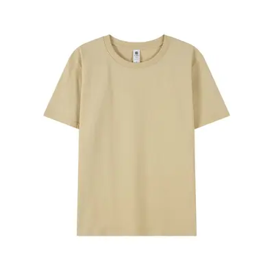 Herren Basic-T-Shirt, 100% Baumwolle, Kurzarm, Rundhals, lockere Passform