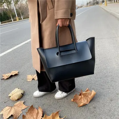 Women's Large Capacity Korean Style Underarm Tote Bag 2024 - 4