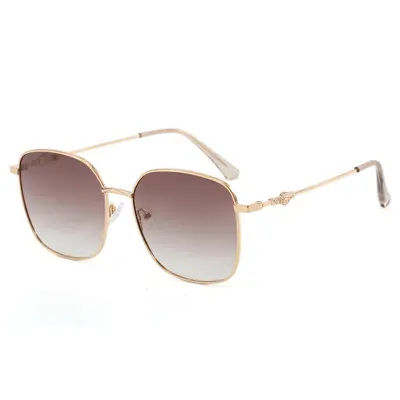 Women's Sunglasses, Large Face-Slimming Frame, UV Protection - 6