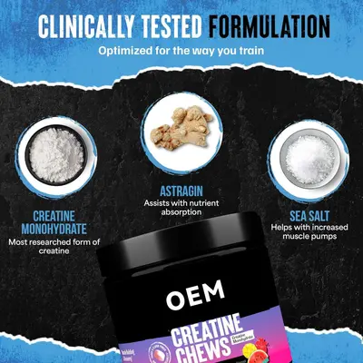 Creatine Chewable Tablets, Sports Supplement, Private Label - 2
