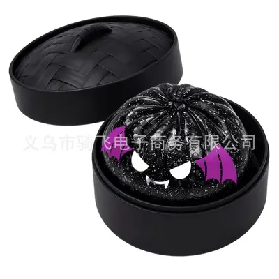 Halloween Pumpkin Bun Squishy Toy, Soft, Slow Rebound - 11