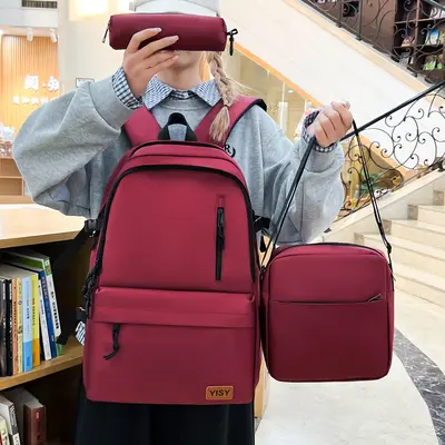 Women's School Backpack for High School Students, Large Capacity - 3
