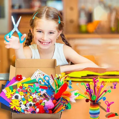 Çocuk erken eğitim el işi DIY malzeme seti - 2