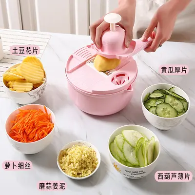 Multifunctional manual vegetable shredder and grater - 4