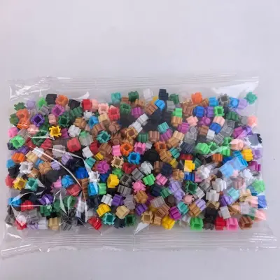 8mm Dökme Yapı Blokları Küçük Boncuk Seti DIY Zeka Geliştirici Oyuncak 6-12 Yaş - 7