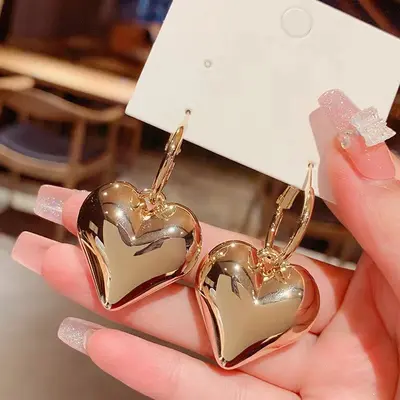 Minimalistische Ring-Ohrringe mit leichtem Luxus-Design - 12