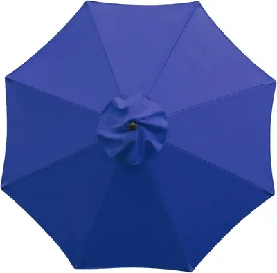 Single-Top Outdoor Garden Umbrella Replacement Canopy, Frame Not Included - 12
