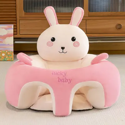 Baby Learning-to-Sit Plush Sofa with Anti-Fall Backrest - 9
