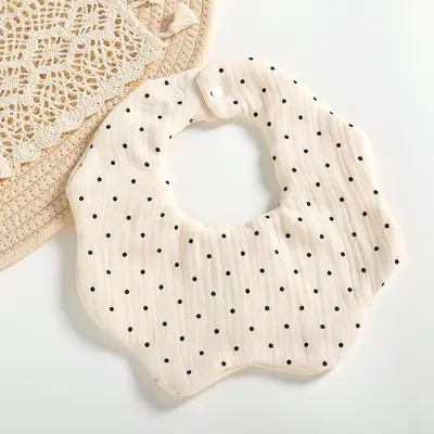 Six-Layer Cotton Baby Bib, 360 Degree Rotatable, for Newborns - 10