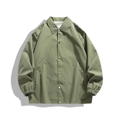 Erkek İlkbahar Sonbahar Japon Tarzı Bol Kesim İnce Streetwear Ceket