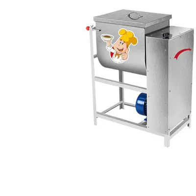 Hamur yoğurma makinesi, 5-25 kg, paslanmaz çelik - 6