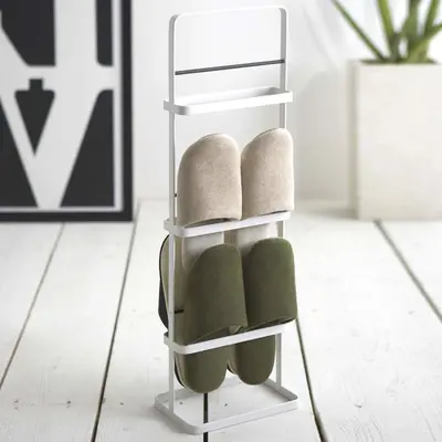 Free-Standing Multi-Layer Carbon Steel Shoe Rack, Double-Sided - 8