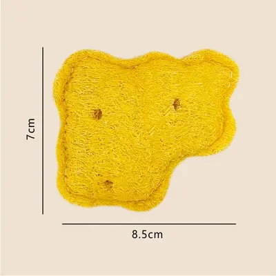 Loofah Cat Toy with Catnip Teaser Wand, Chew-Resistant - 7