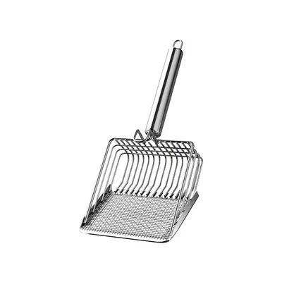 Cat Litter Scoop, Fine-Hole Aluminum Alloy, Large Size - 8