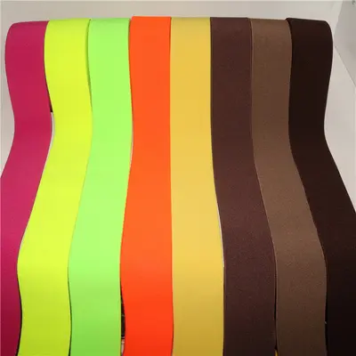 Farbiges Polyester-Webgummiband, nylonähnlich, Bekleidungszubehör - 3