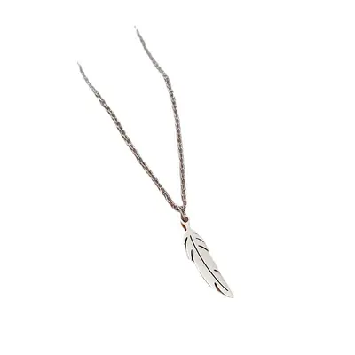 Minimalist Titanium Steel Gold Collarbone Necklace for Women