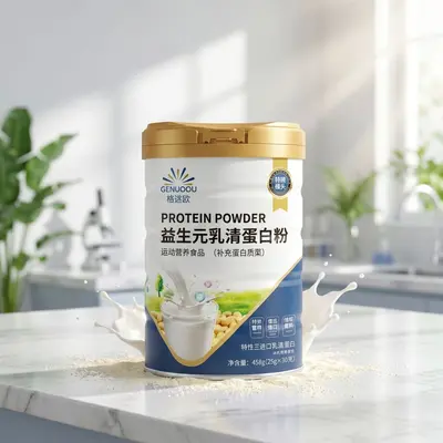 Prebiotic Whey Protein Powder, Imported, 450g Can - 5