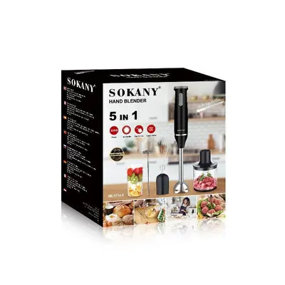SOKANY 5-in-1 Hand Blender, EU Standard