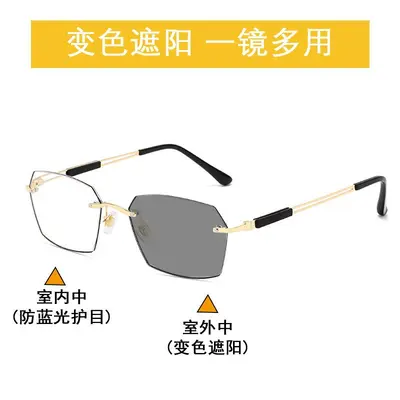Frameless Ultra-Light Blue Light Blocking Reading Glasses - 8