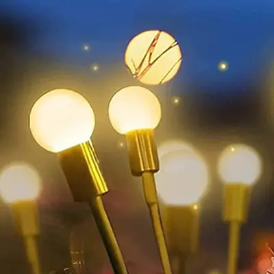 Solar Light Firefly Lights Solar Outdoor Garden Lights Automatic Dusk-to-Dawn Ambient Lights Waterproof Night Lights